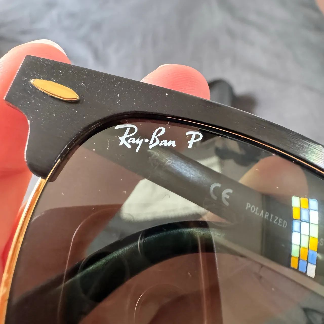  Óculos Ray-Ban Clubmaster Polarizado Original - Foto 2