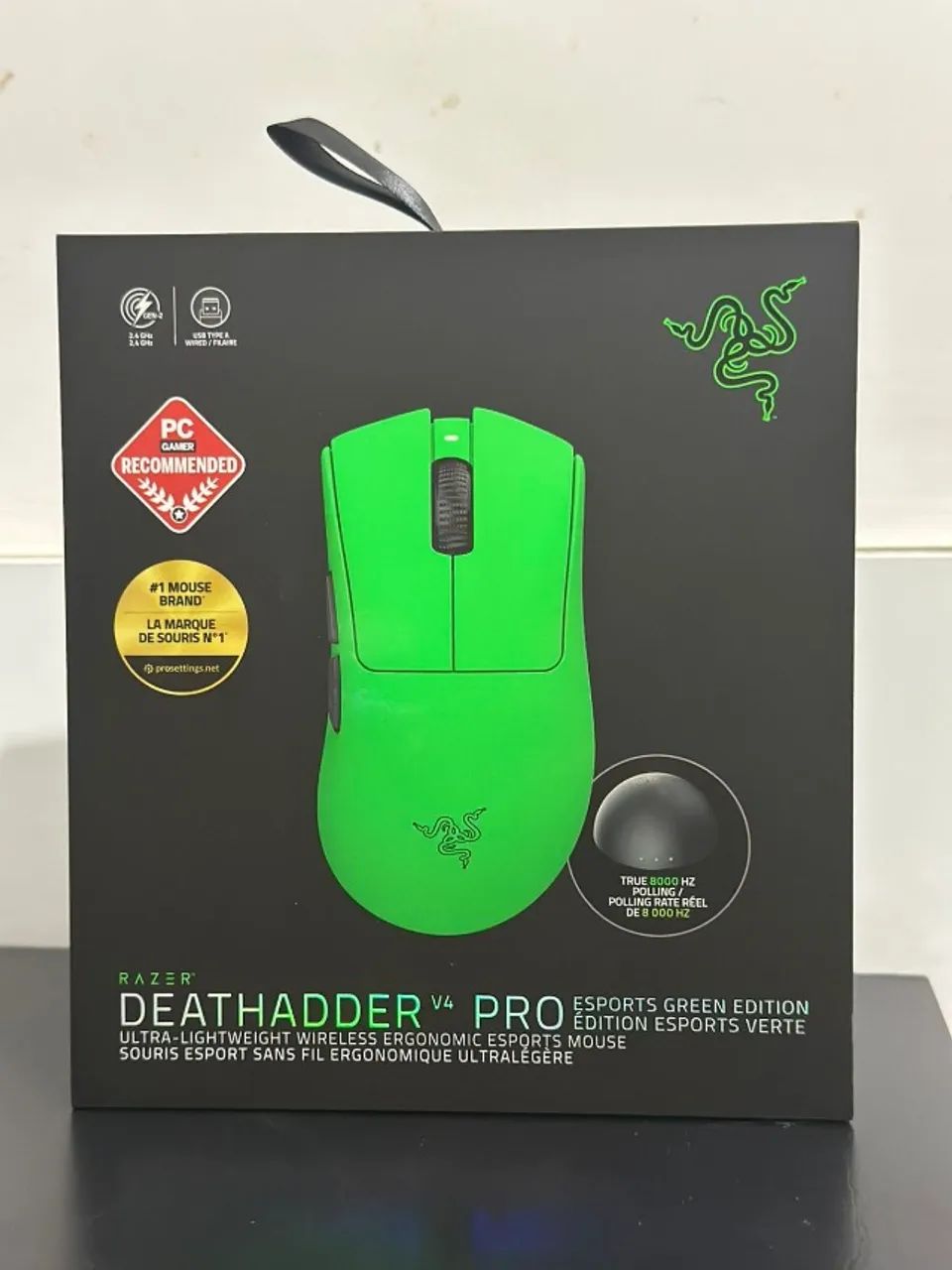 Mouse RAZER DeathAdder V4 PRO Green Edition
