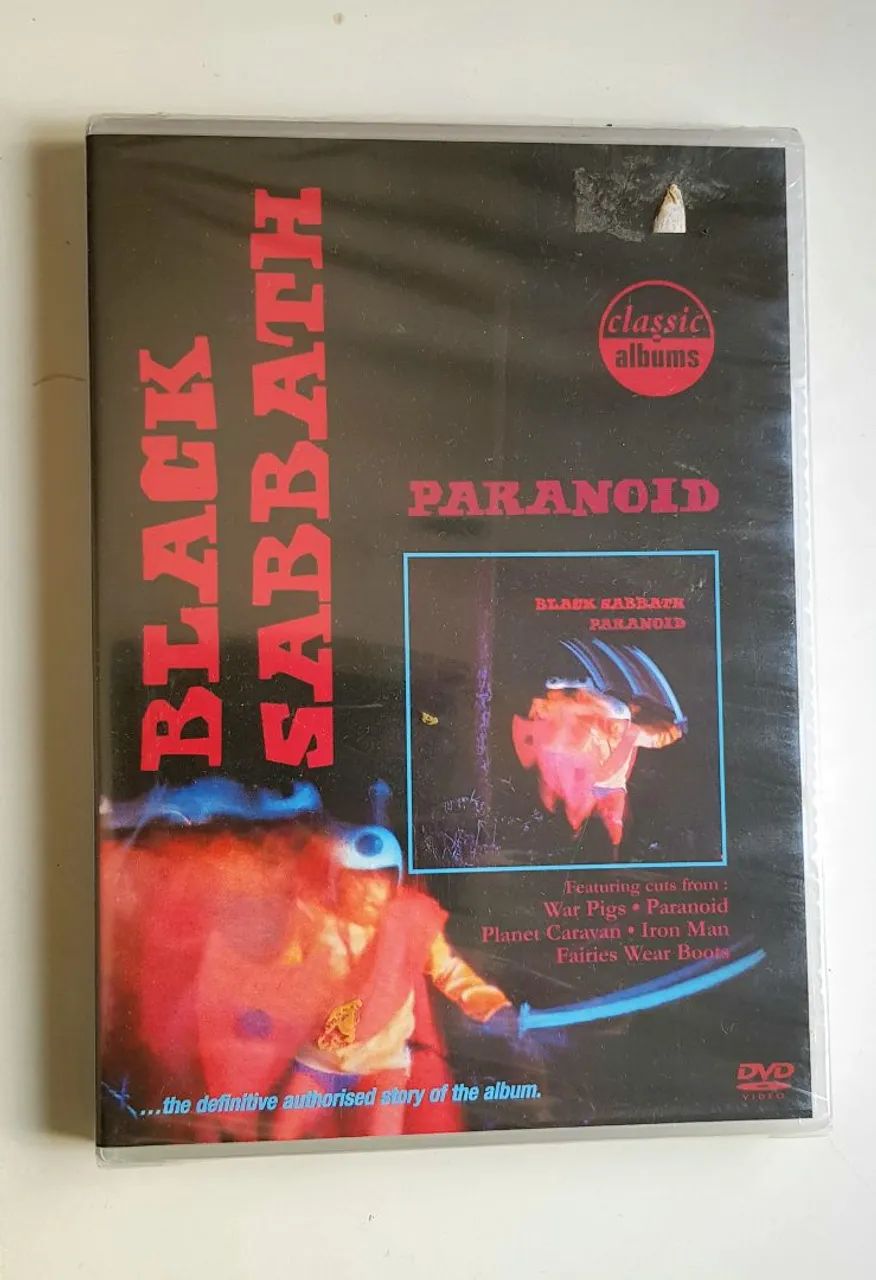BLACK SABBATH - PARANOID - ÁLBUNS CLÁSSICOS (BLU-RAY) EAGLE VISION BLU-RAY NOVO!
