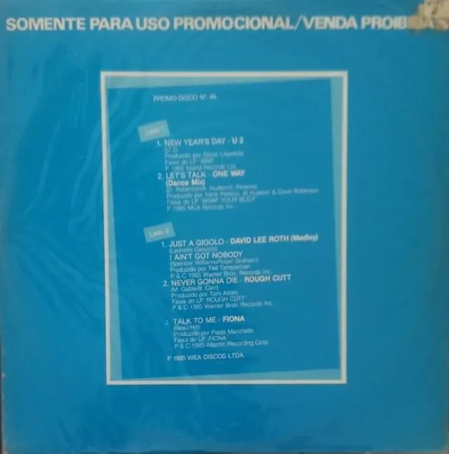 PROMO DISCO WEA  -  PROMO 46