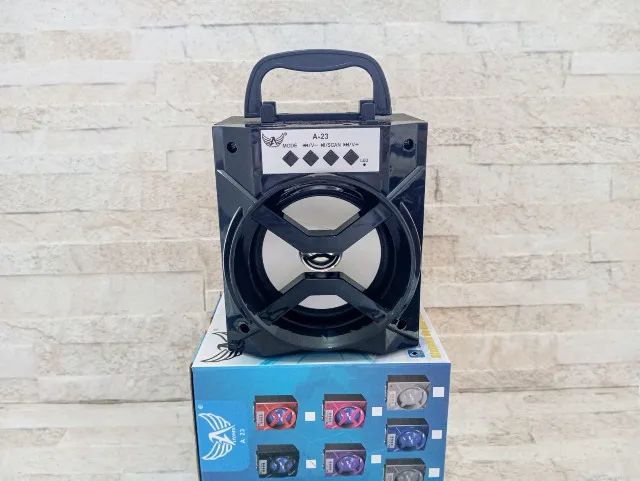 Caixa de Som Bluetooth Potente Radio Fm Recarregável415986178411079681