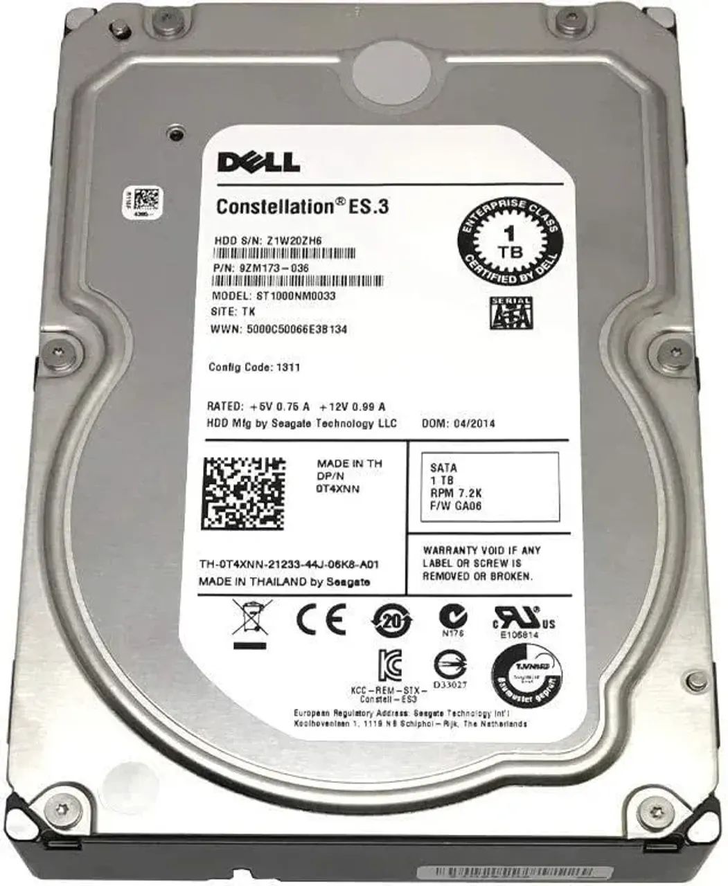 Hd 1TB 3,5 Dell Constellation Dell
