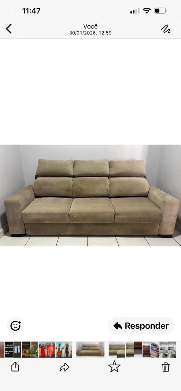 Sofá 3 lugares - Foto 2