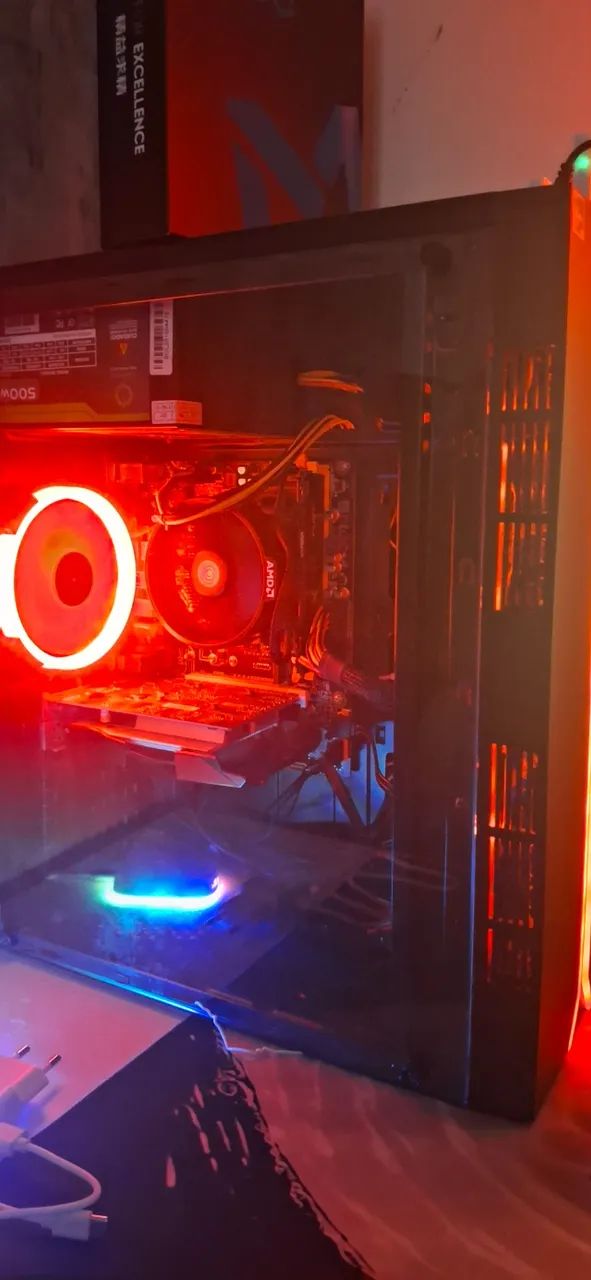 Pc gamer com perifericos e monitor - Foto 3