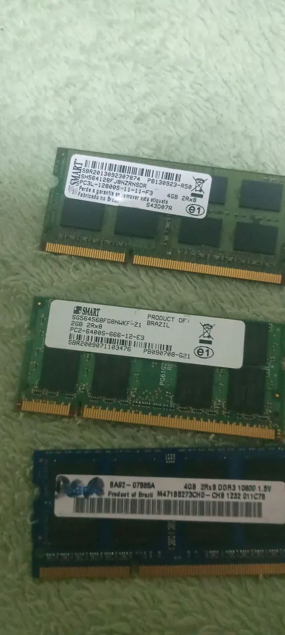 Memória notebook ddr3