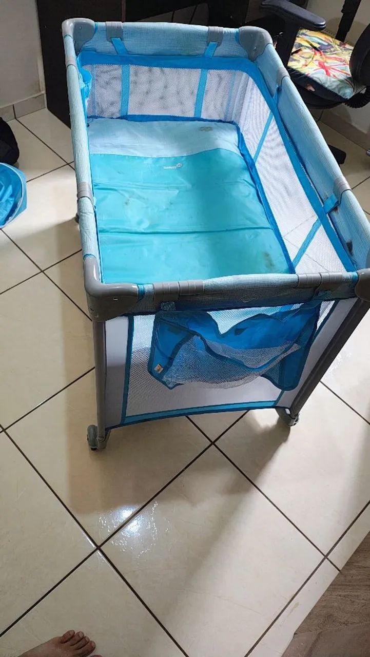 Chiqueirinho de bebê Safety cor azul usado - Foto 3