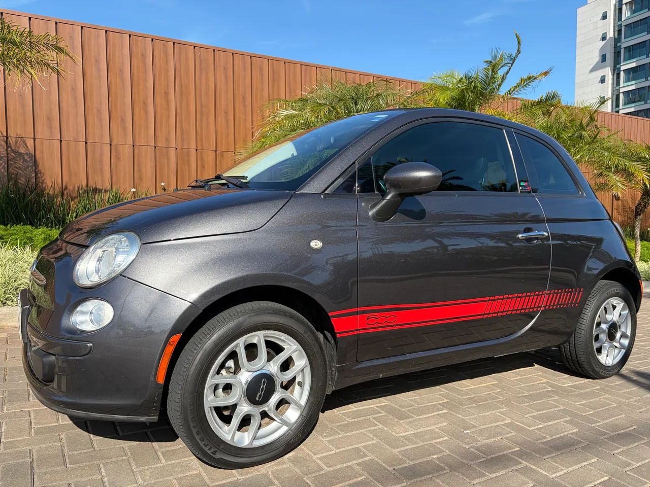 Fiat 500 Cabrio Dualogic Flex 1.4 8V 2014 - Foto 4