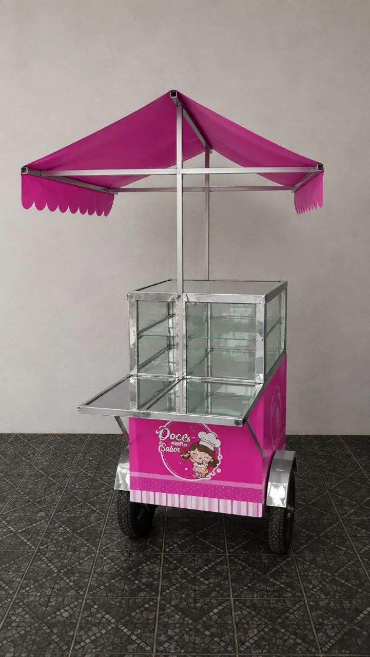 Carrinho Novo para Doces