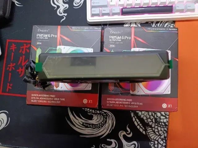 Kit com 8 Fans Prism 6 Pro - Black ARGB - Lacrada - Foto 4