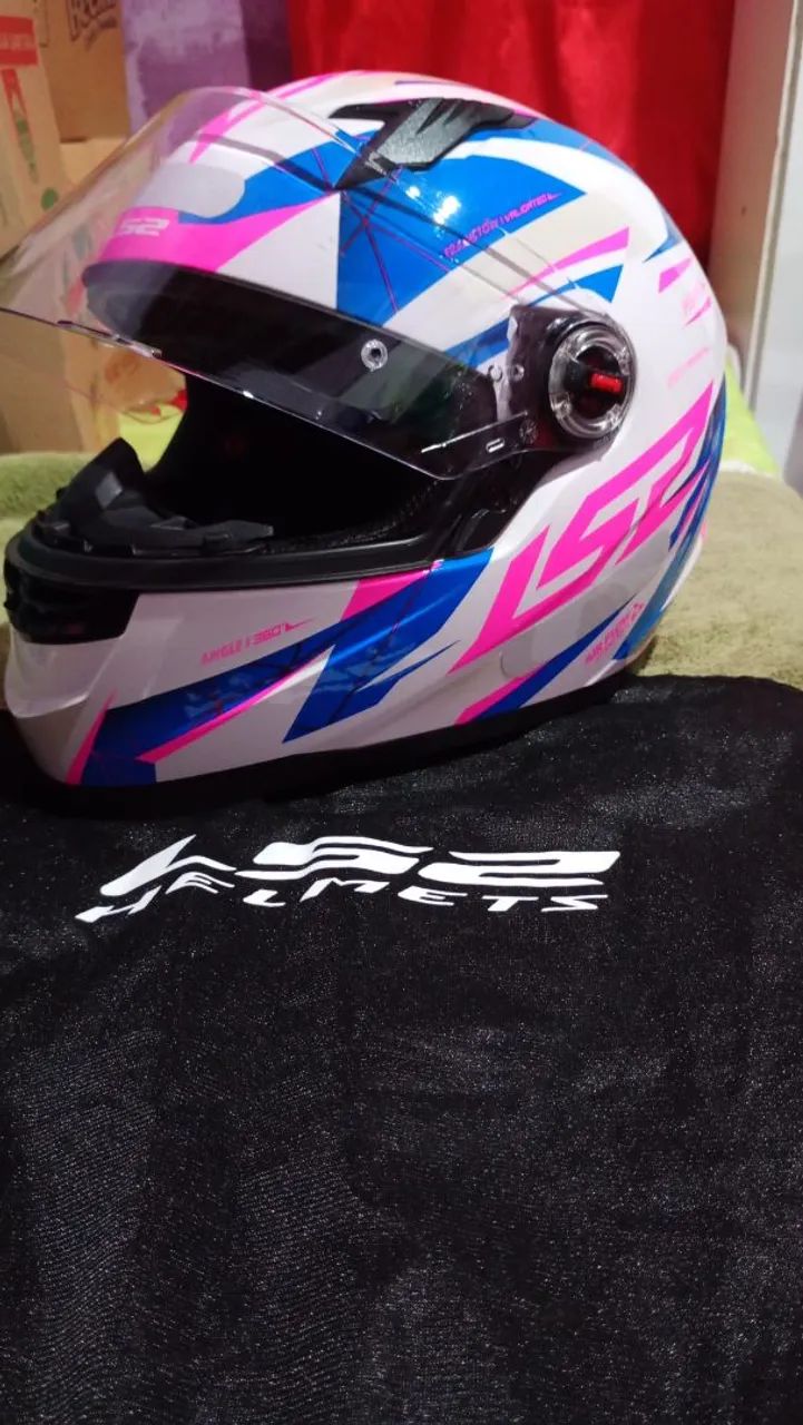 CAPACETE LS2 DRAZE ORIGINAL, ESTADO DE NOVO - Foto 2