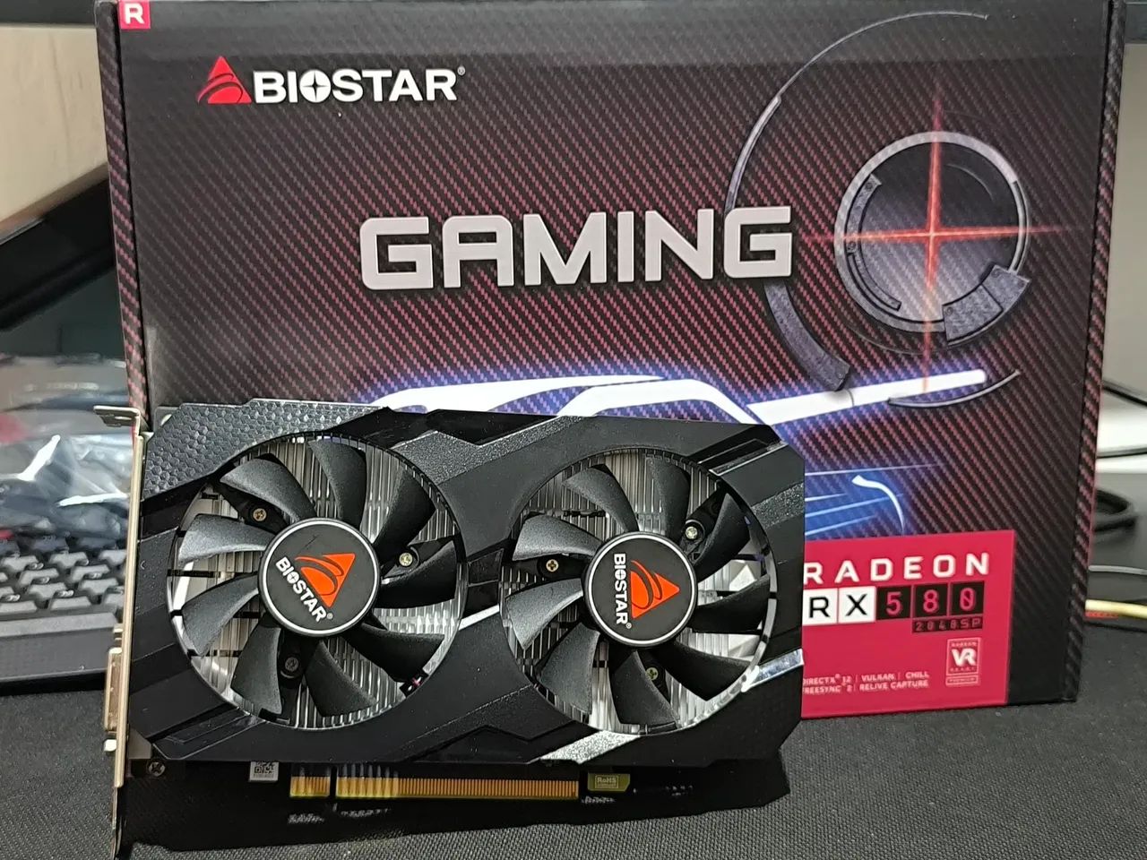 Placa de vídeo AMD RX 580 8gb ddr5 