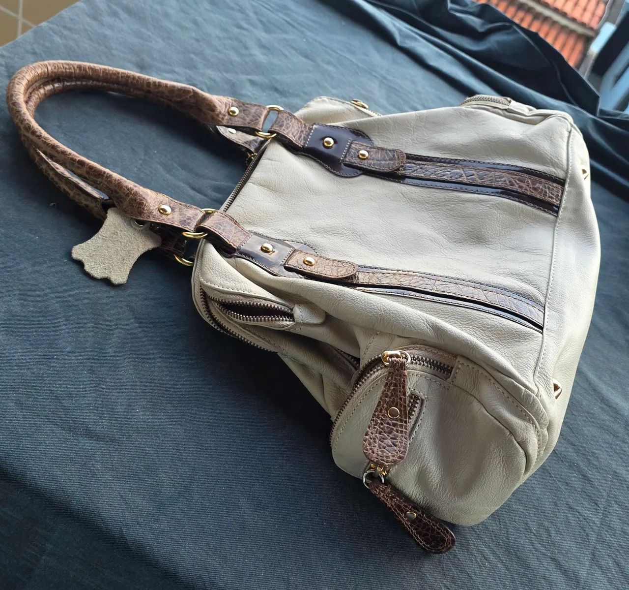 Bolsa 100% couro - Foto 5