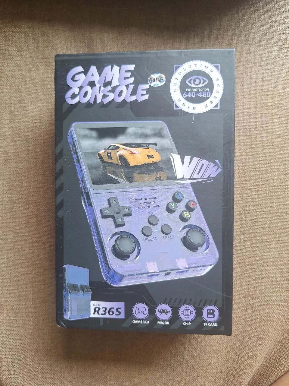 Console R36S com cartão SanDisk 64Gb - Foto 5