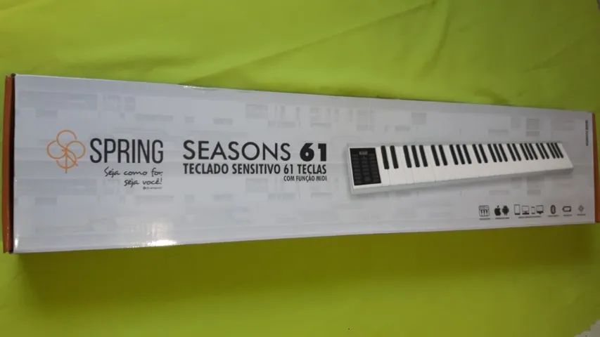 Teclado sensitivo 61 teclas Spring