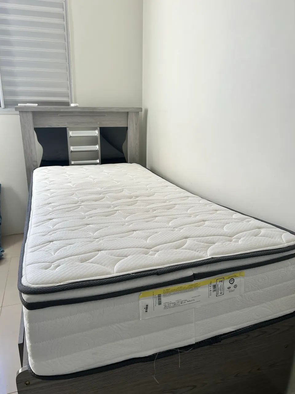 Cama solteiro colchão 