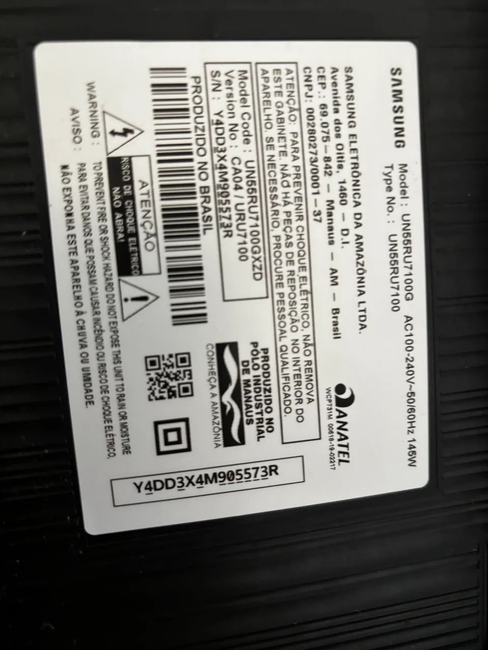 TV SAMSUNG 55 polegadas remoção de peças  - Foto 2