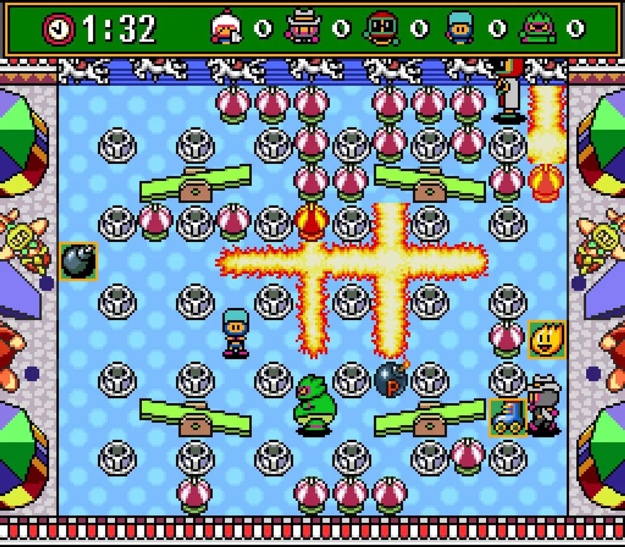 Jogo Bomberman 3 super Nintendo repro SNES. - Foto 4