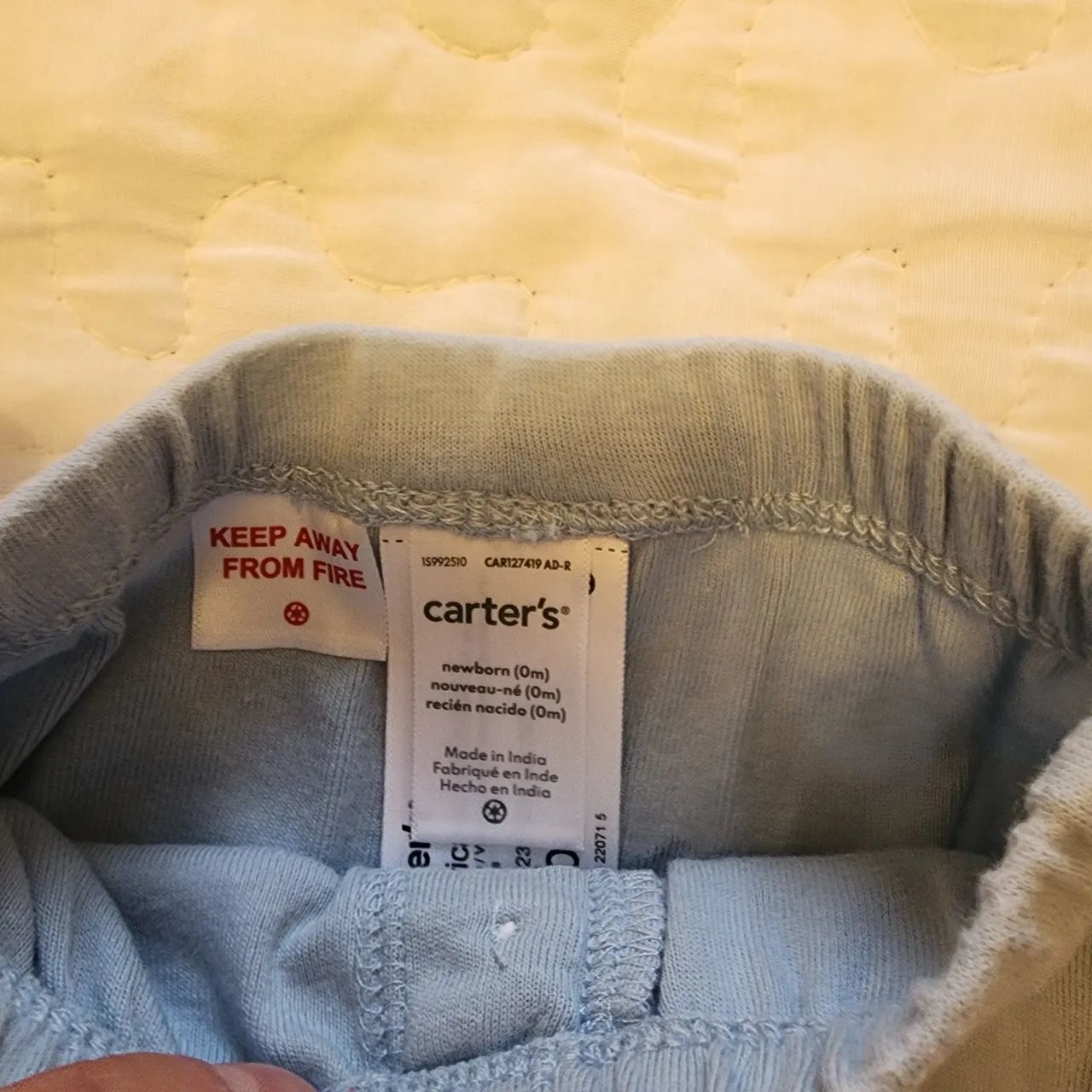 Kit 7 calças Carter's para Recém Nascido em excelente estado - Foto 5