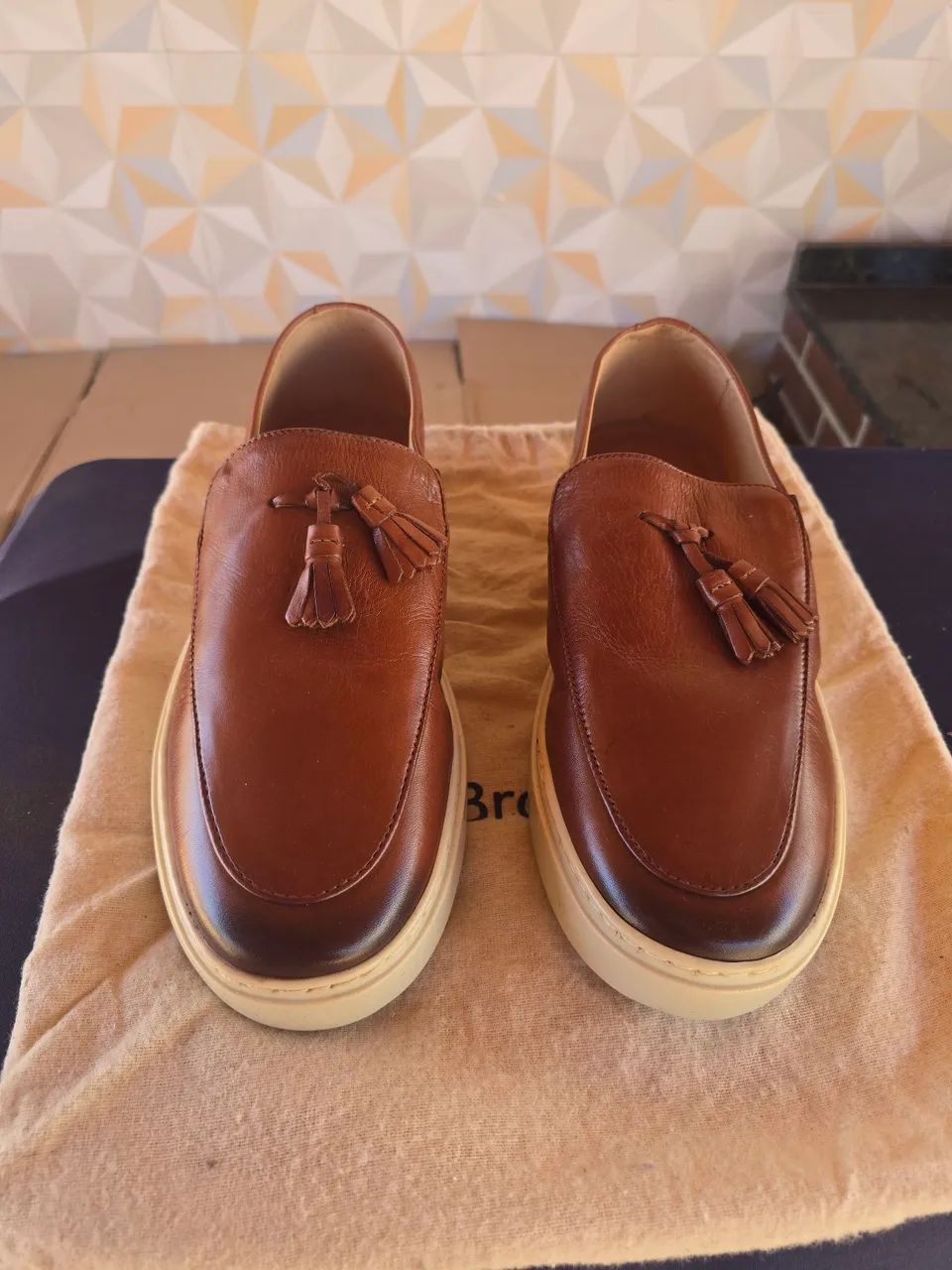 Loafer Broguii Marron - Foto 2