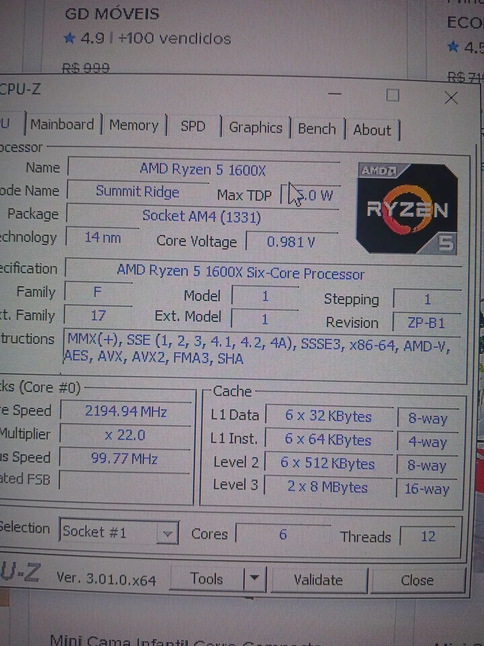 Pc Gamer Ryzen 5 1600x | Gtx 1650 - Foto 3