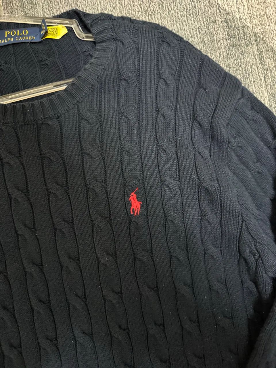 Suéter ralph Lauren azul marinho  - Foto 3