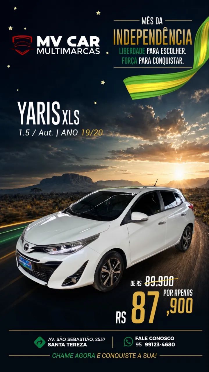 Toyota Yaris XLS 1.5 Flex 16V 5P Aut. 2020 - Foto 2