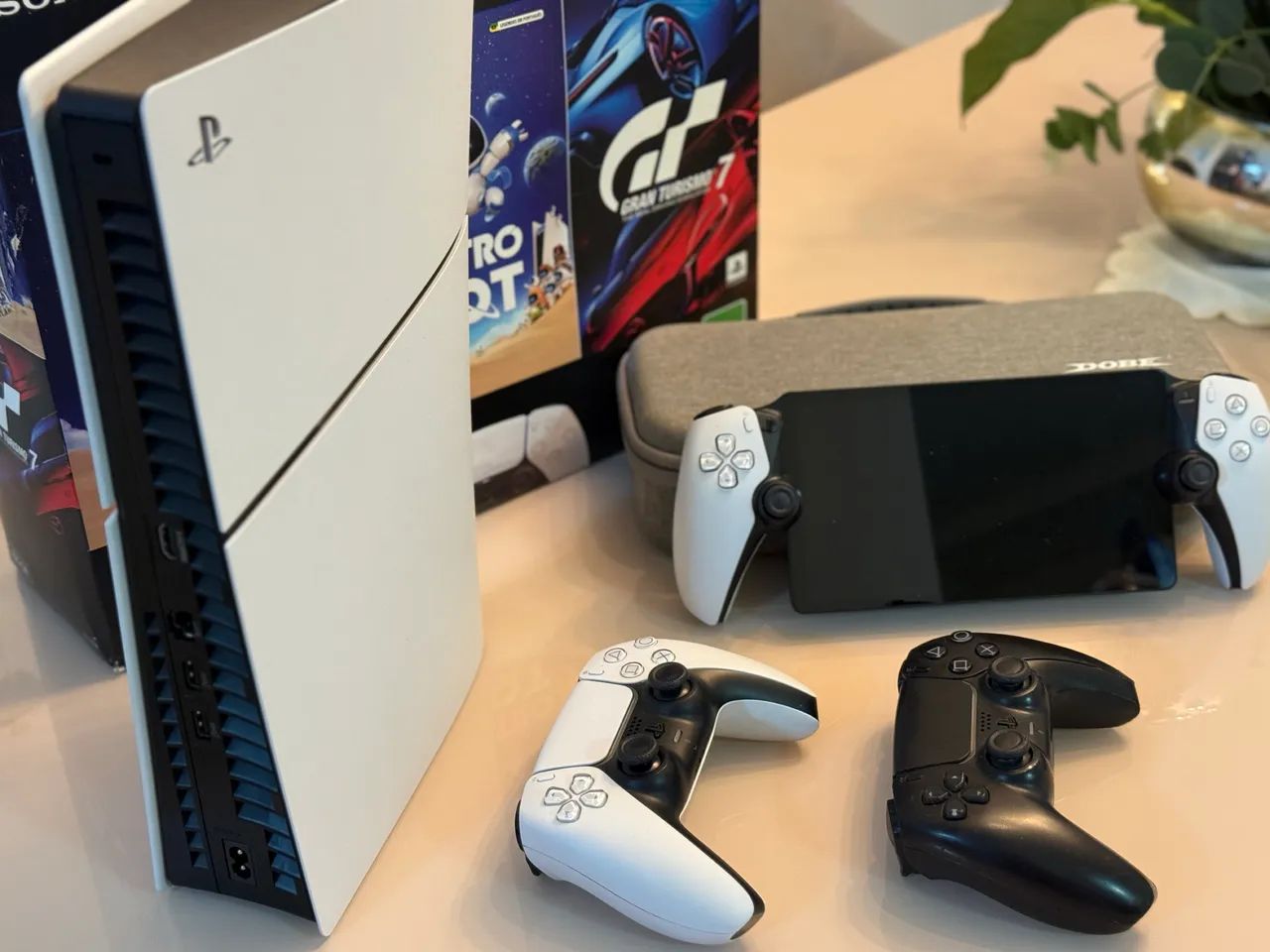PS5 MÍDI DIGITAL + PORTAL + 2 CONTROLE - Consoles de Vídeo Game
