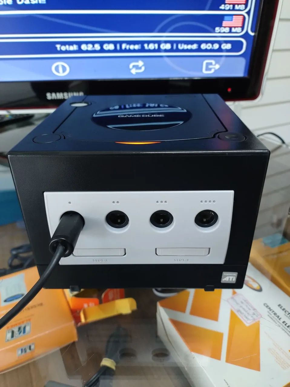 Nintendo Game Cube com picoboot 10 X sem juros - Foto 4