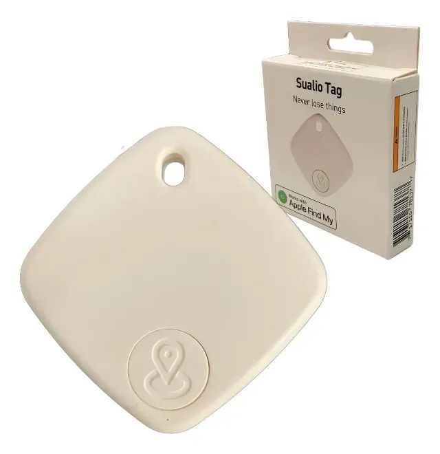 Tag Smart Tracker Rastreador GPS iOS 14.5 Resistente Água Branco