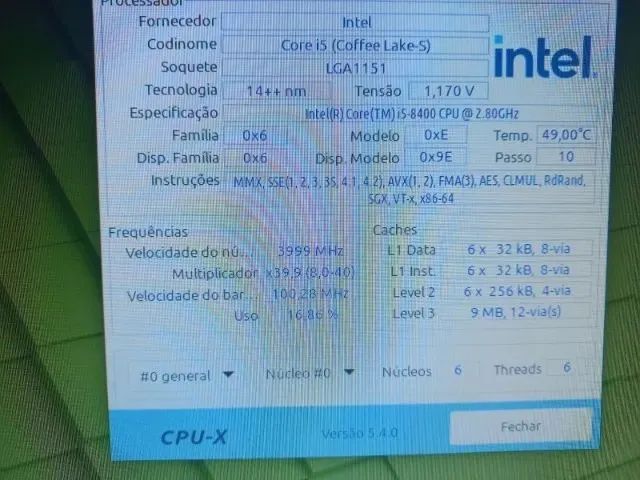 Processador Intel Core i5-8400 Sockt 1151 8 Geração - Foto 4