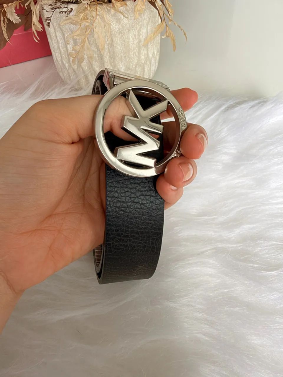 Cinto Michael Kors preto  - Foto 3