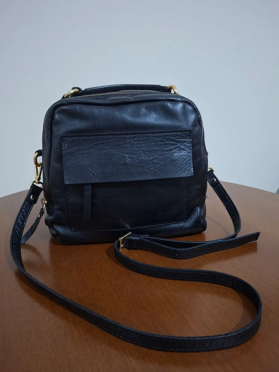Bolsa couro Via Mia