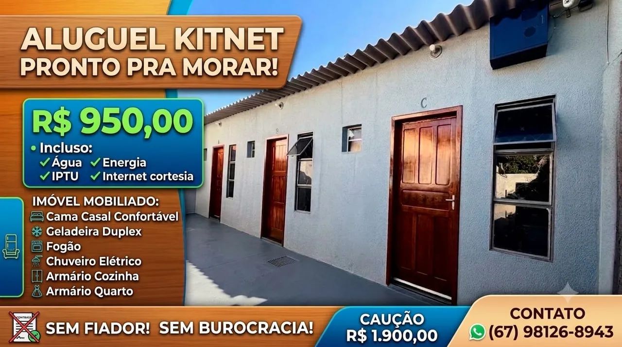 Kitnet  MOBILIADA - ideal para você 