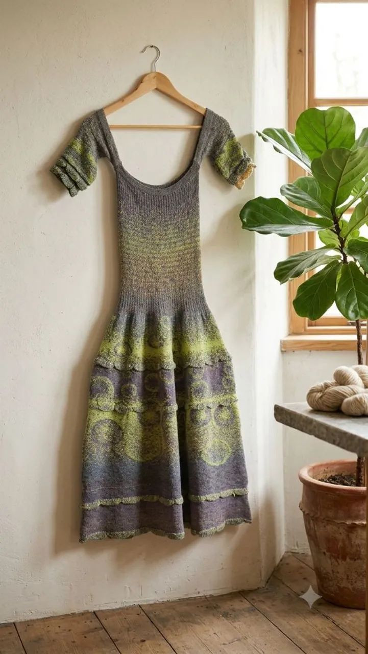 Vestido em tricô  - Foto 2