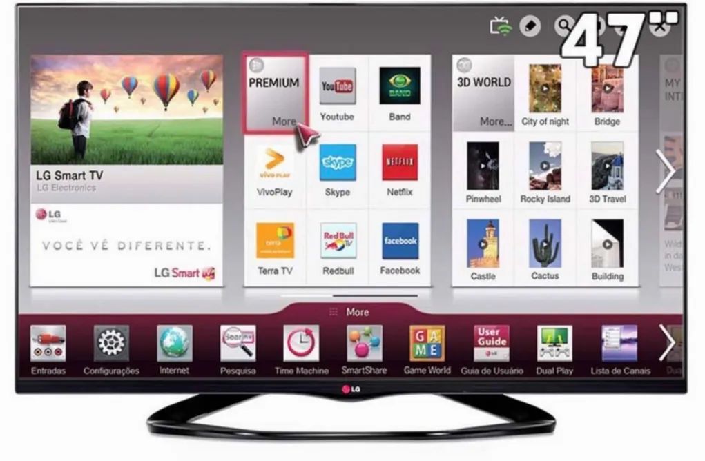 Televisão LG 47 polegadas  - Foto 2