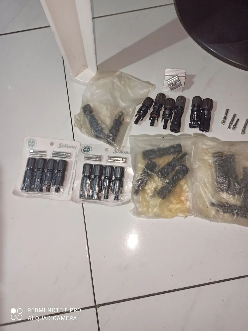 Kit conectores MC4 de energia solar 