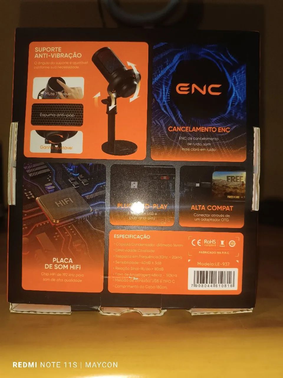 Vendo microfone gamer440254786050478081