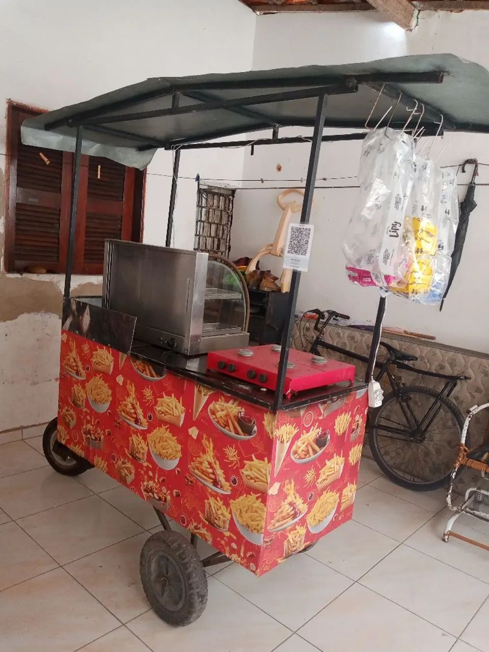 Vendo um carrinho de lances 