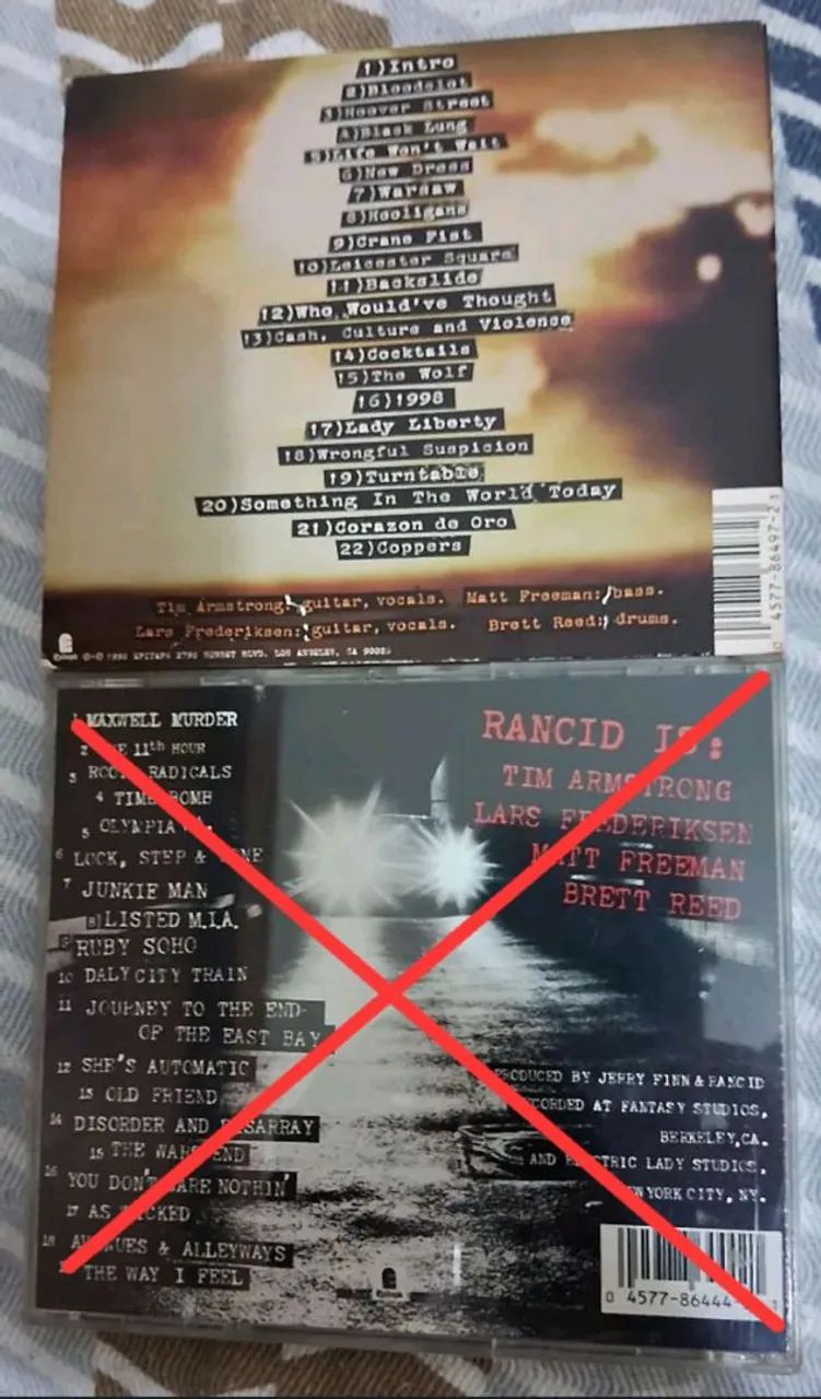 Cd banda Rancid hardcore reggae surf skate - Foto 2