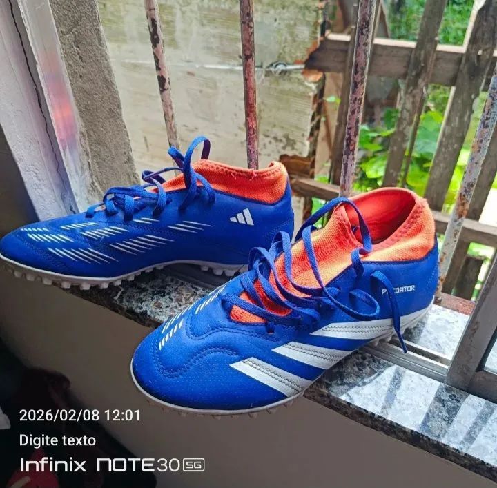 Chuteira society 39 adidas botinha  - Foto 2