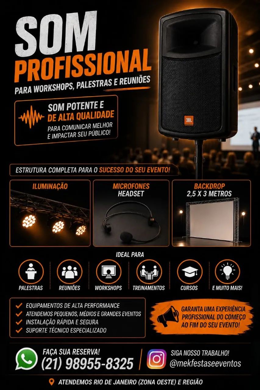 Som para seu evento 