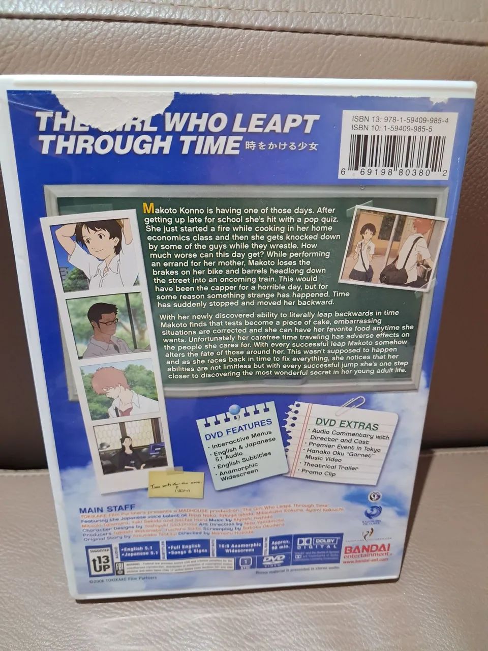 Dvd importado The Girl Who Leapt Through Time - CDs, DVDs etc