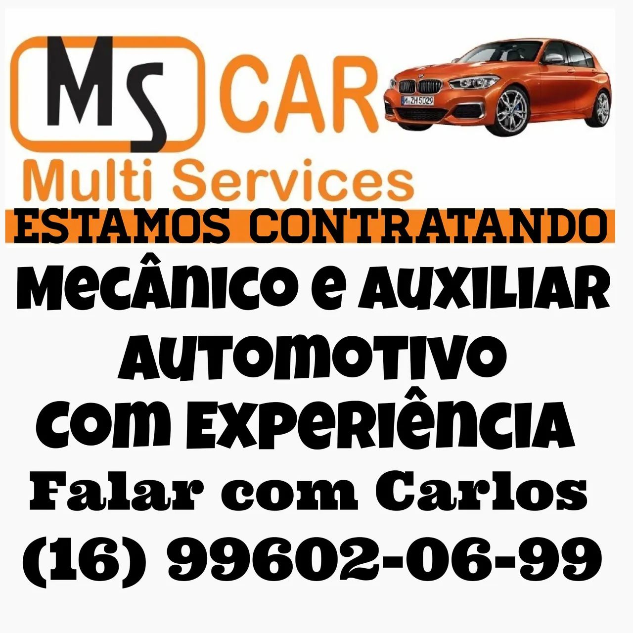 Mecânico com experiência 