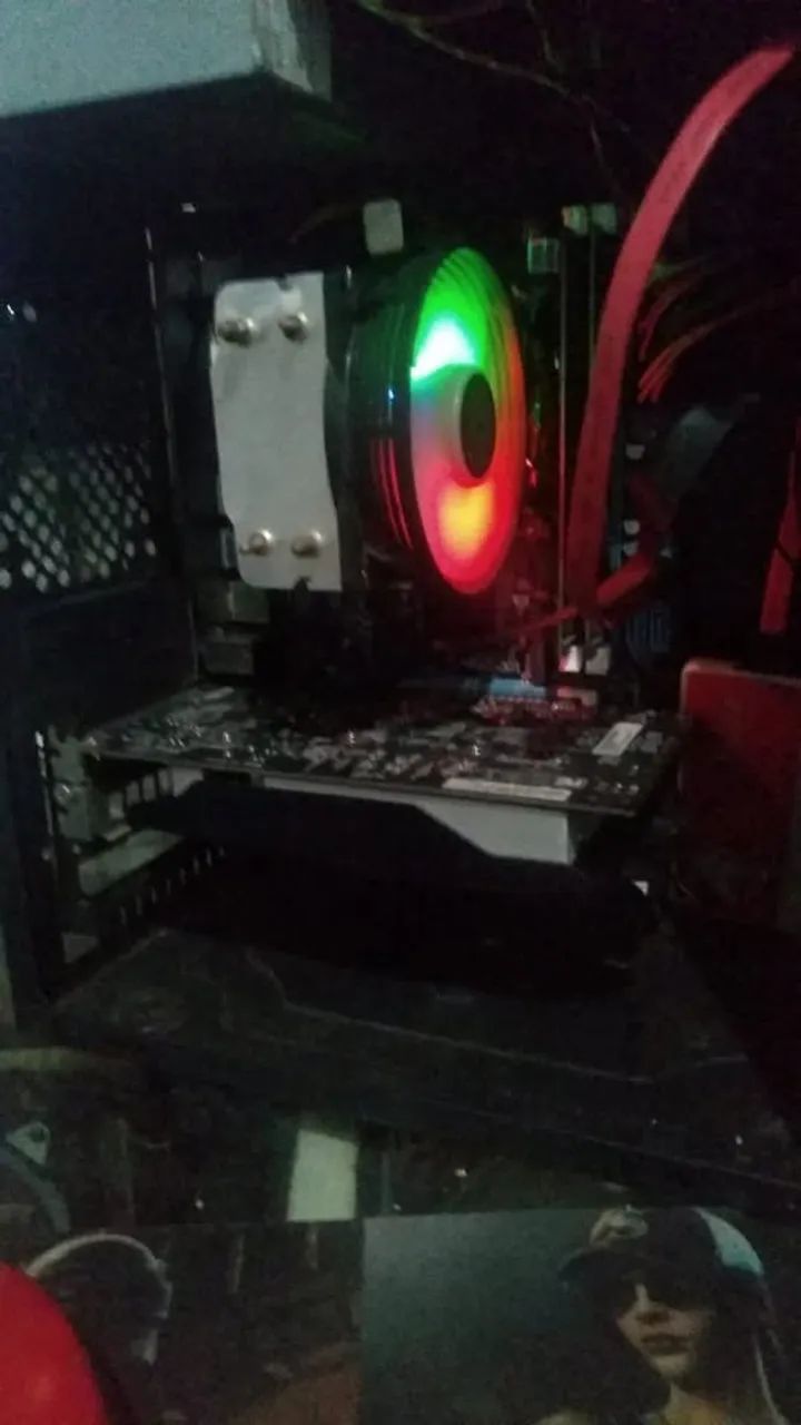 Cpu com Placa ma~e nova e Processador Novo com nota fiscal - Foto 2