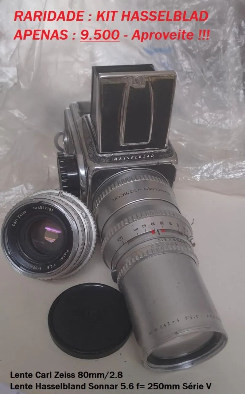 KIT - HASSELBLAD RARIDADE - BOM ESTADO - DESAPEGO - FAÇA PROPOSTA
