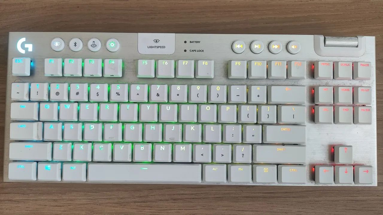 Teclado Logitech G915 TKL Branco - Foto 2