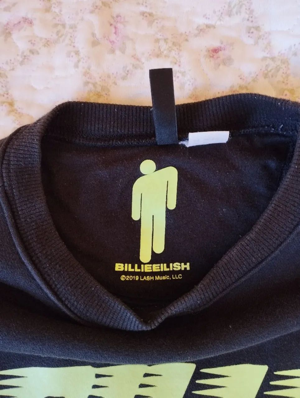 Moletom H&M + Billie Eilish original preto - Foto 3