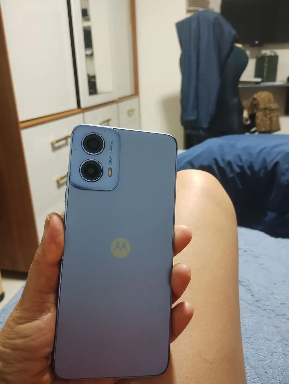 Motorola G34 com trincas na tela.  - Foto 4