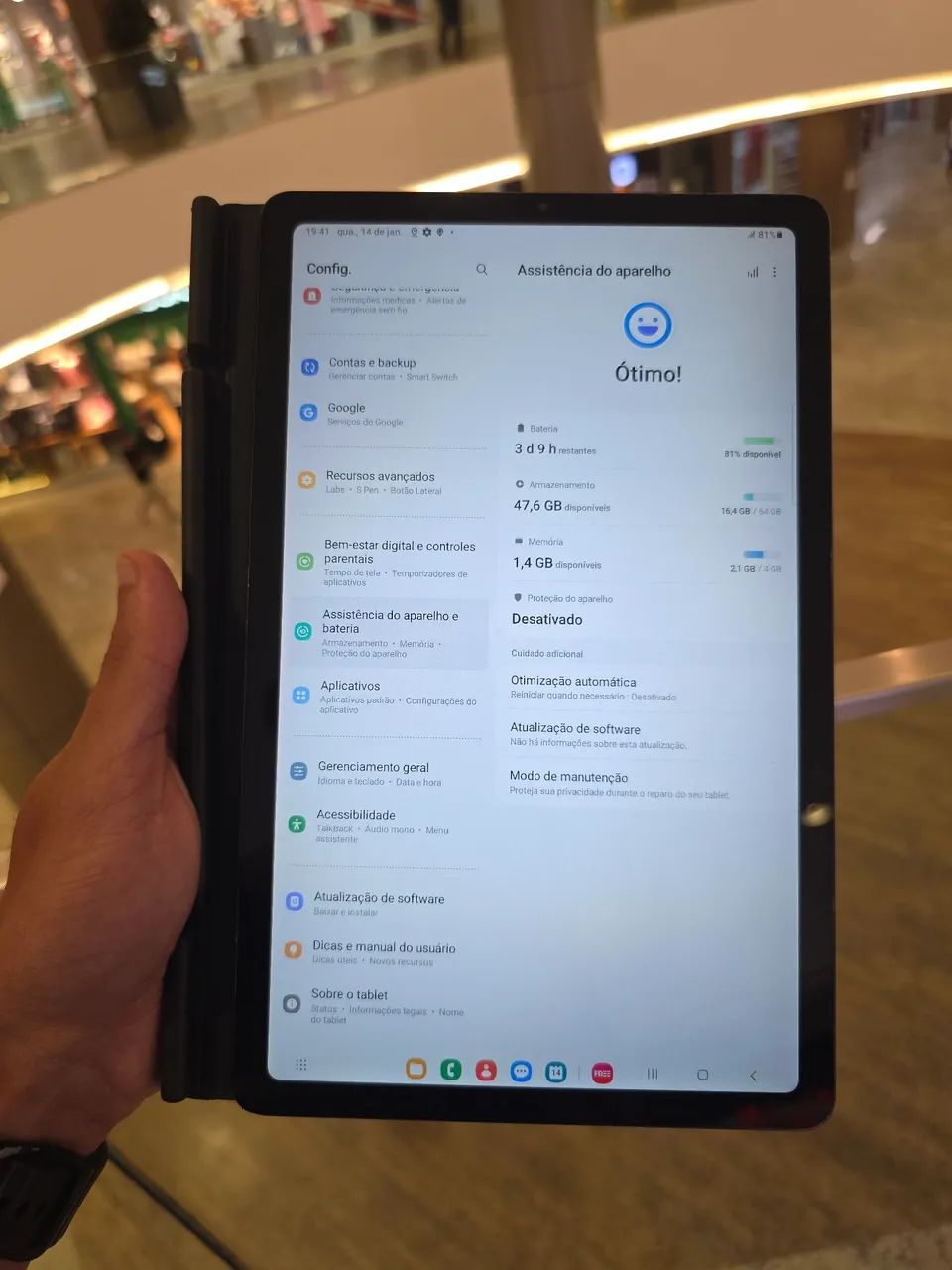 Samsung Galaxy S6 lite 4G ótimo ( ler descrição ) !!! - Foto 4