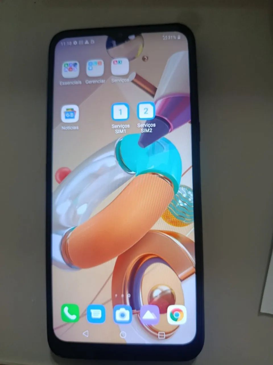 Celular LG K41S semi novo